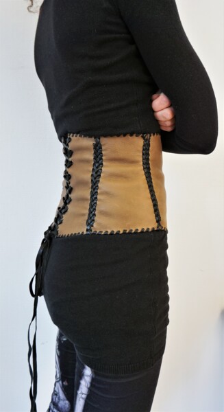 Artcraft titled "ceinture large cors…" by Marieke Creation, Original Artwork, Belts & Suspenders