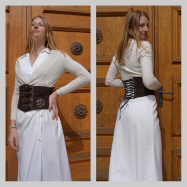 Художественная композиция под названием "Ceinture large serr…" - Marieke Creation, Подлинное произведение искусства, Аксессу…