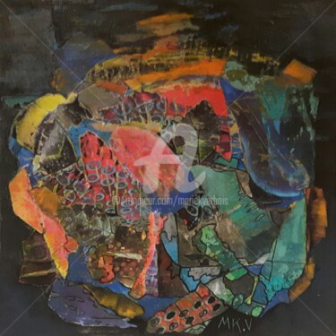 Peinture intitulée "Réchauffement" par Mariekverbois, Œuvre d'art originale, Acrylique