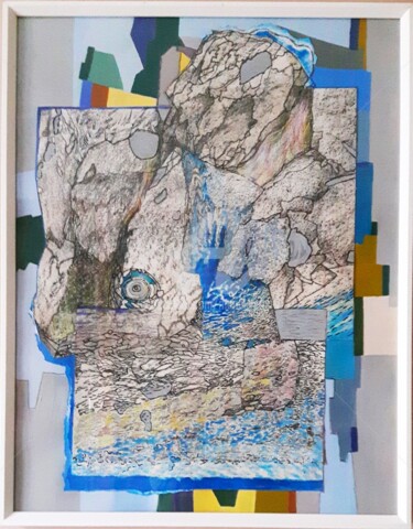 Картина под названием "CYCLADES" - Mariekverbois, Подлинное произведение искусства, Акрил
