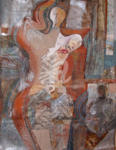 Peinture intitulée "023-chacun-sa-nebul…" par Mariekverbois, Œuvre d'art originale