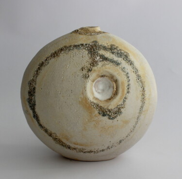 Scultura intitolato "Luna IV" da Mariela Colom, Opera d'arte originale, Ceramica