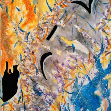 Peinture intitulée "Envolée" par Marie-Laure Leymonie, Œuvre d'art originale, Aquarelle