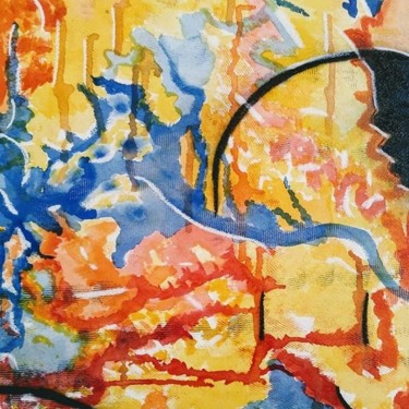 Peinture intitulée "Fluidité" par Marie-Laure Leymonie, Œuvre d'art originale, Aquarelle