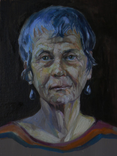 mon amie Peinture intitulée "mon amie" par Gerard, Œuvre d'art originale, Huile