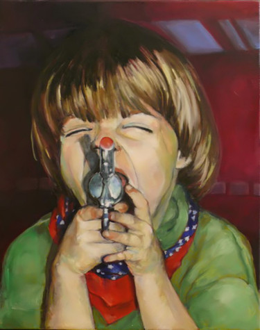 제목이 "pistole"인 미술작품 Marieline Gerard로, 원작, 아크릴