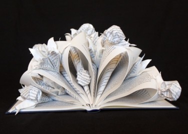 Peinture intitulée "Un livre est un jar…" par Marielle Jl, Œuvre d'art originale