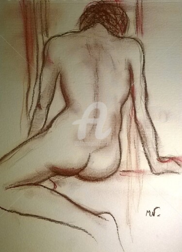 Drawing titled "pastel et graphite" by Yèle Art', Original Artwork