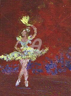 Painting titled "Miniature original…" by Marie Loh, Original Artwork, Acrylic