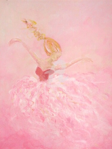 Painting titled "DANCE LABYRINTH, ac…" by Marie Loh, Original Artwork, Oil