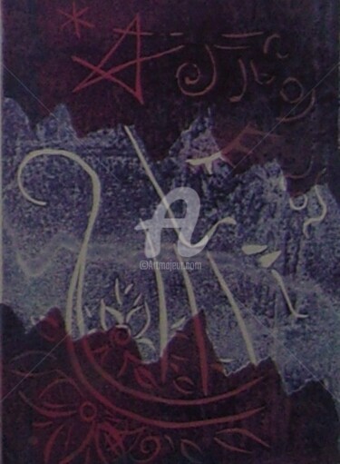 Gravures & estampes intitulée "Broken Orpheus.jpg" par Marie Malherbe, Œuvre d'art originale, Autre