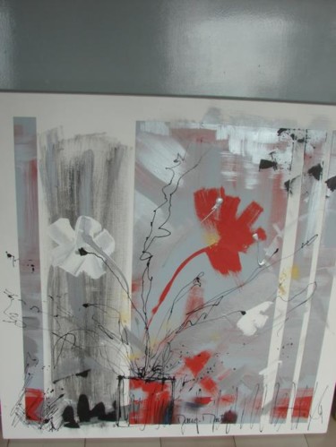 Painting titled "symphonie" by Marie-Martine Choby, Original Artwork