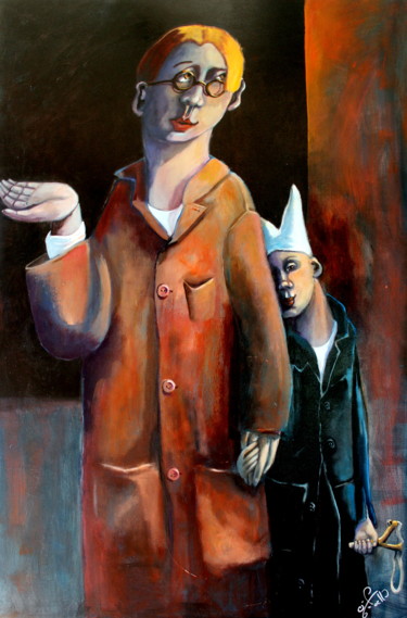 Peinture intitulée "Désespérance" par Marie-Noëlle Lapouge, Œuvre d'art originale, Acrylique Monté sur Châssis en bois