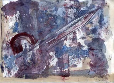 Peinture intitulée "ciseaux 17" par Marie-Noelle Bauchot, Œuvre d'art originale