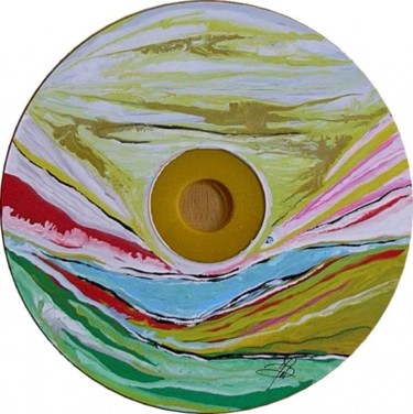 Peinture intitulée "CD2" par Marie-Noëlle Daubanay, Œuvre d'art originale, Huile