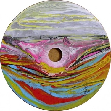 Peinture intitulée "CD7" par Marie-Noëlle Daubanay, Œuvre d'art originale, Huile