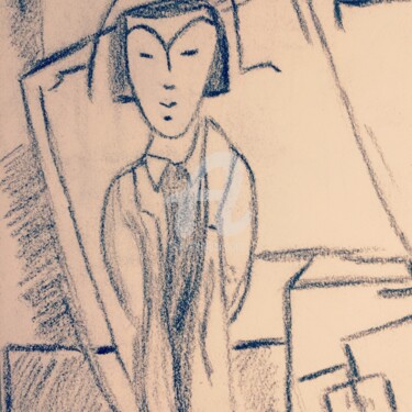 Drawing titled "1920" by Mavis, Original Artwork, Pencil