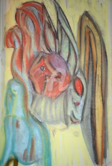 Dibujo titulada "Papel" por Mavis, Obra de arte original, Pastel