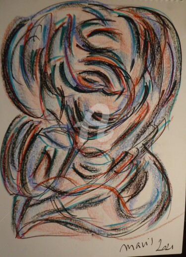 Рисунок под названием "Naturaleza" - Mavis, Подлинное произведение искусства, Пастель