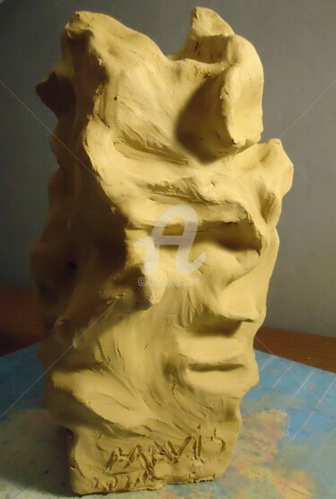 Sculpture titled "Entier" by Mavis, Original Artwork, Clay
