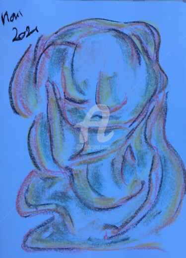 Рисунок под названием "Ola" - Mavis, Подлинное произведение искусства, Пастель