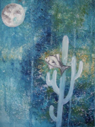 Painting titled "arizona-dream" by Marie Petiot (MaKi), Original Artwork, Oil