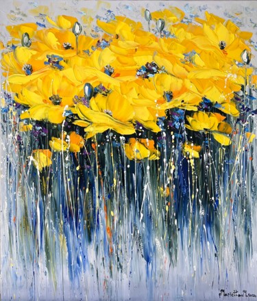 Pintura titulada "Sunshine Embrace" por Marietta Martirosyan, Obra de arte original, Oleo Montado en Bastidor de camilla de…