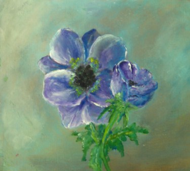Painting titled "anemone.jpg" by Mariette Lener, Original Artwork