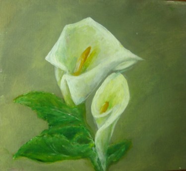 Painting titled "arum.jpg" by Mariette Lener, Original Artwork