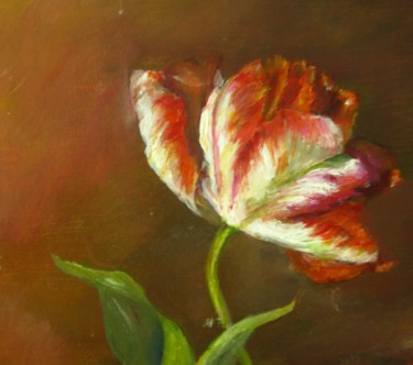 Painting titled "tulipe.jpg" by Mariette Lener, Original Artwork