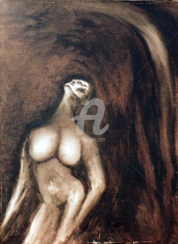Peinture intitulée "Extase" par Eva Delvaux, Œuvre d'art originale