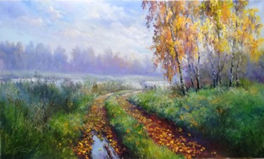 Malerei mit dem Titel "Autumn tears" von Maria Gordeeva, Original-Kunstwerk, Öl