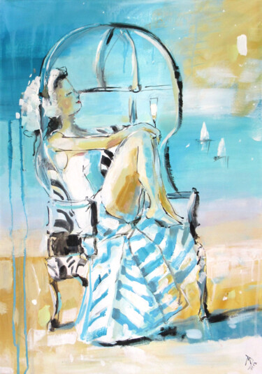 Картина под названием "Удовольствие" - Мария Дмитриева, Подлинное произведение искусства, Акрил Установлен на Деревянная рам…