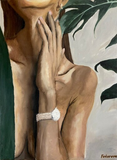 Pintura intitulada "Sensuality" por Mariia Fedorova, Obras de arte originais, Óleo