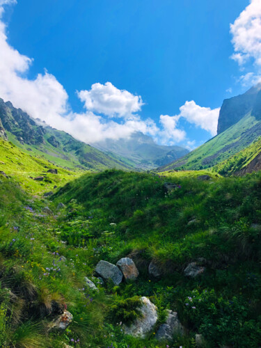 Fotografia intitolato "Elbrus region" da Mariia Fedorova, Opera d'arte originale, Fotografia digitale