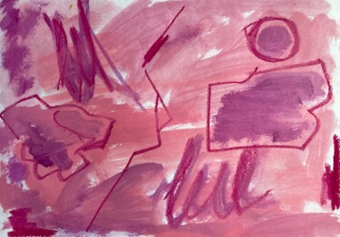 Картина под названием "Abstract 13" - Mariia Fedorova, Подлинное произведение искусства, Масло