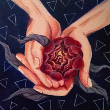 Картина под названием "My second gift to y…" - Мария Ганеева, Подлинное произведение искусства, Акрил