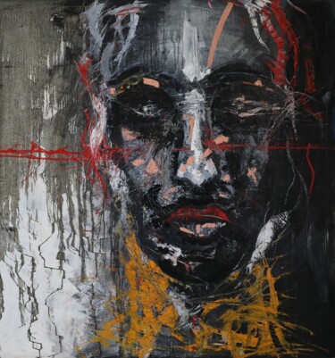 Pintura titulada "Inferno" por Mariia Gorbunova, Obra de arte original, Oleo