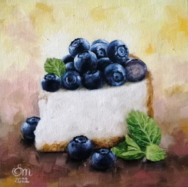 Painting titled "Piece of cake" by Mariia Sukalova, Original Artwork, Oil
