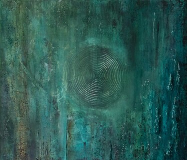 Malerei mit dem Titel ""Mystical Meadow"" von Marija Radovanovic, Original-Kunstwerk, Acryl
