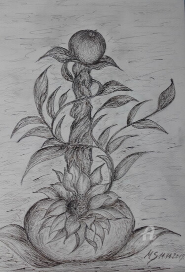 Drawing titled "Drawing - Fantastic…" by Marija Sviličić, Original Artwork, Pencil