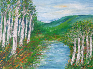 Malarstwo zatytułowany „breze-ulje-na-kunst…” autorstwa Marija Sviličić, Oryginalna praca, Olej
