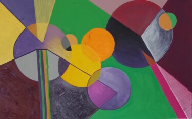 Malarstwo zatytułowany „Kubismus” autorstwa Marija Weiß, Oryginalna praca, Akryl