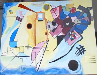 Картина под названием "Nach Kandinsky" - Marija Weiß, Подлинное произведение искусства, Акрил