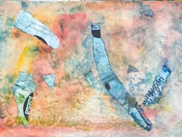 Malerei mit dem Titel "Collage I" von Marija Weiß, Original-Kunstwerk, Collagen