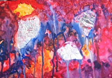 Peinture intitulée "Paar tanzt" par Marija Weiß, Œuvre d'art originale, Acrylique