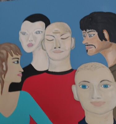 Pintura titulada "Jugend in 2011" por Marija Weiß, Obra de arte original, Acrílico