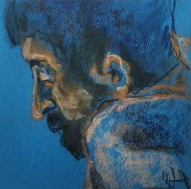 Drawing titled "Hommage 4" by Marijo Ponce Fest, Original Artwork, Pastel