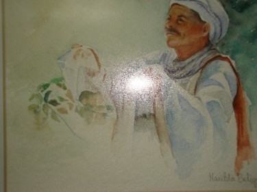 Pintura intitulada "Vendedor Ambulante" por Marilda Beligni, Obras de arte originais