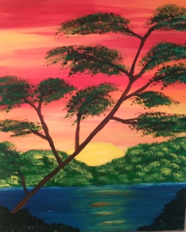 绘画 标题为“Africa” 由Mjoly, 原创艺术品, 丙烯